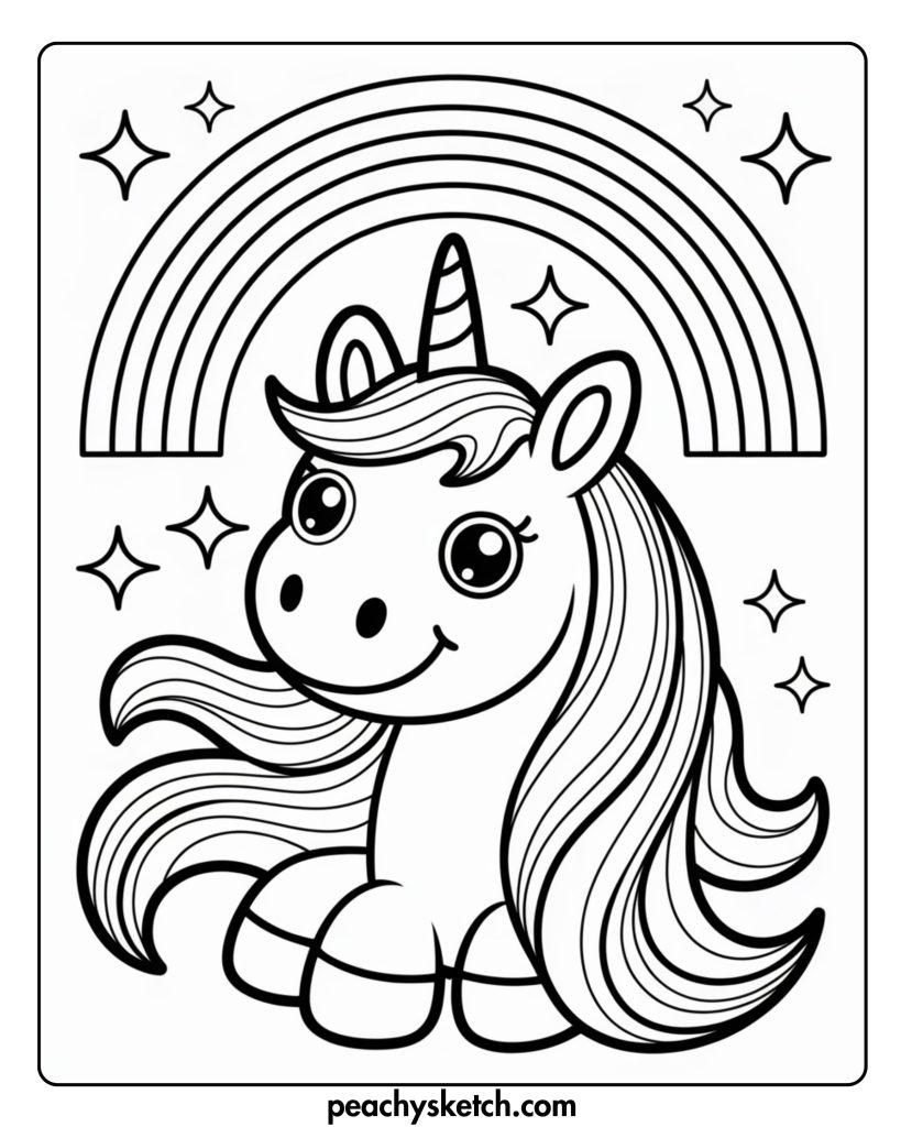 unicorn coloring