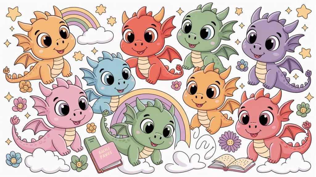 20 Cute Dragon Coloring Pages (Free Printable Fun for Kids)