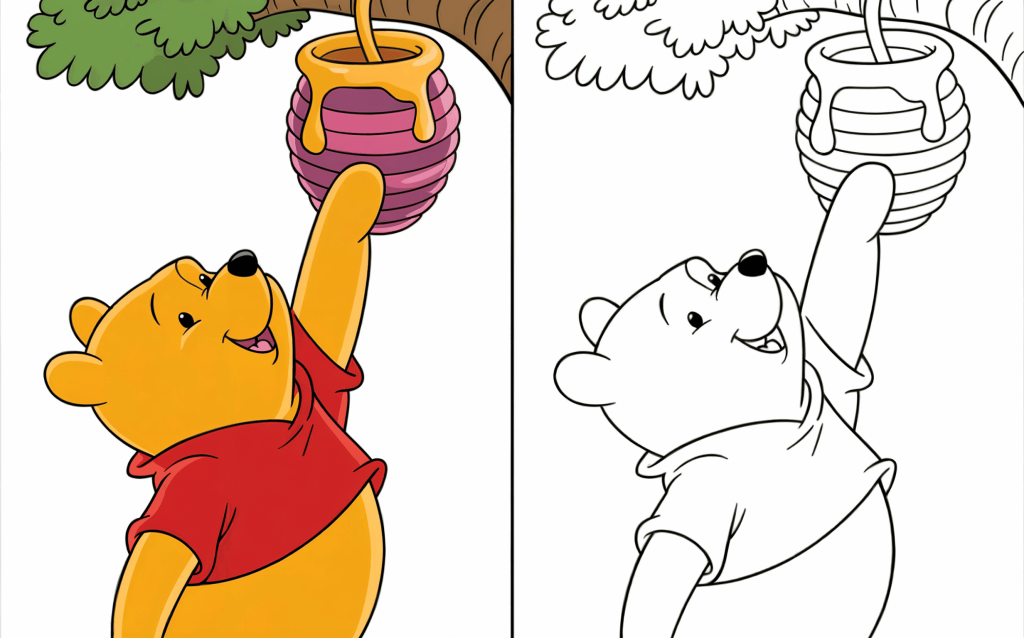 winnie the pooh coloring pages
