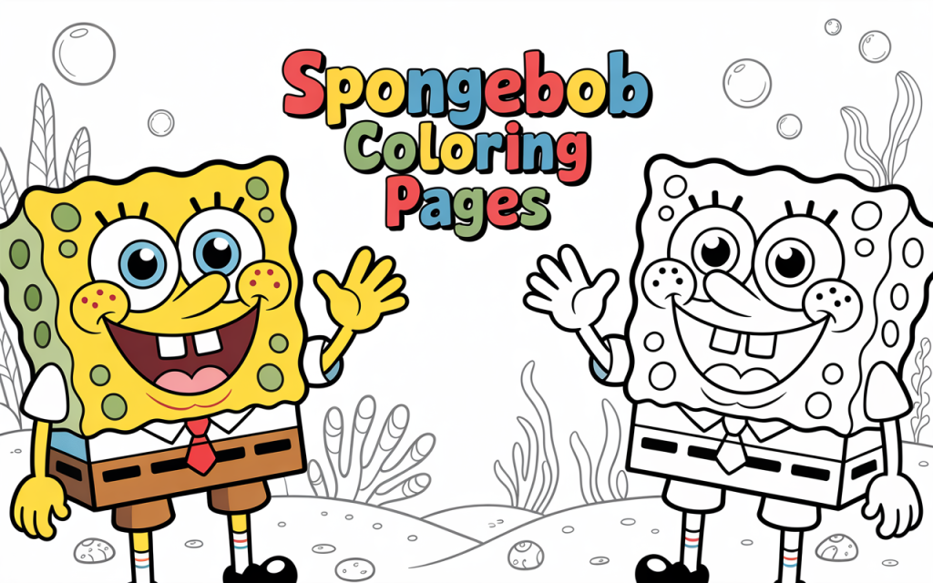 SpongeBob coloring pages