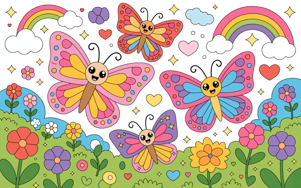 cute butterflies
